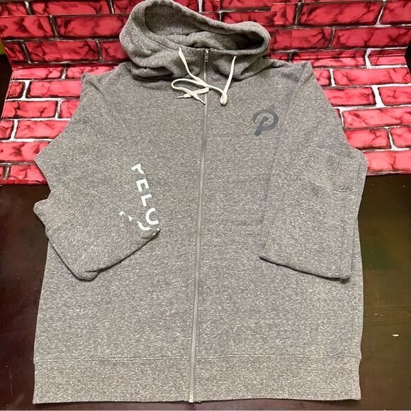 Peloton Vintage Fleece full zip up hoodie jacket L - Picture 4 of 10